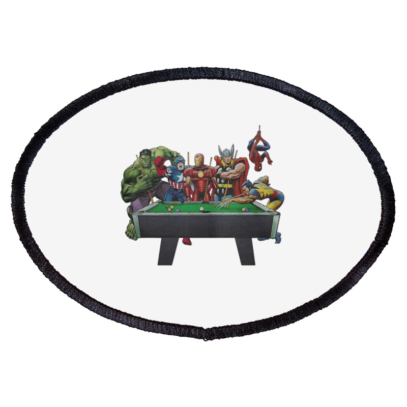 Newavenger Billiard Oval Patch | Artistshot