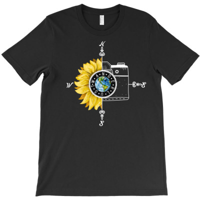 Wanderlust Sunflower For Dark T-shirt Designed By Neset