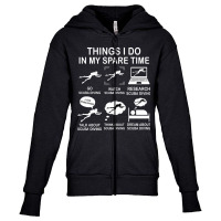 Things I Do In My Spare Time Scuba Diving Funny Diver Gift For Diving Youth Zipper Hoodie | Artistshot