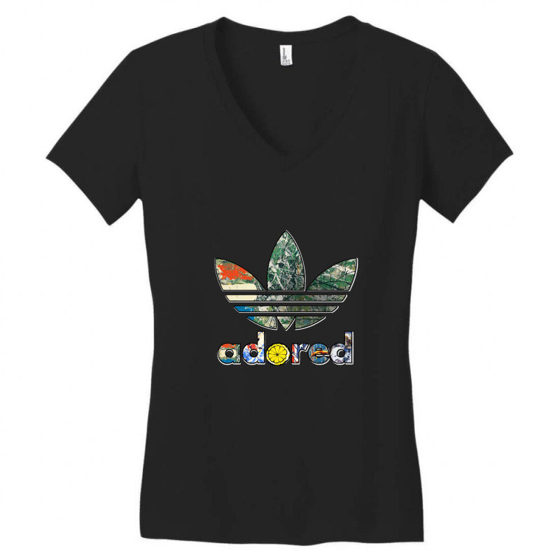 The Stone Roses Manchester Adored Sports Women's V-Neck T-Shirt by MeganCangelosi | Artistshot