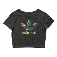 The Stone Roses Manchester Adored Sports Crop Top | Artistshot