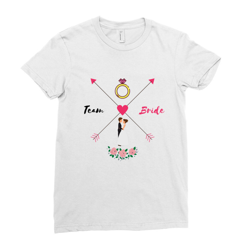 Evjf  Team Bride Ladies Fitted T-Shirt by SIDNEYILLIAMS | Artistshot