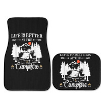 Funny Camping Saying For Men Women Kids Camper Camp Campfire T Shirt Full Set Car Mats | Artistshot