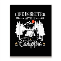 Funny Camping Saying For Men Women Kids Camper Camp Campfire T Shirt Metal Print Vertical | Artistshot