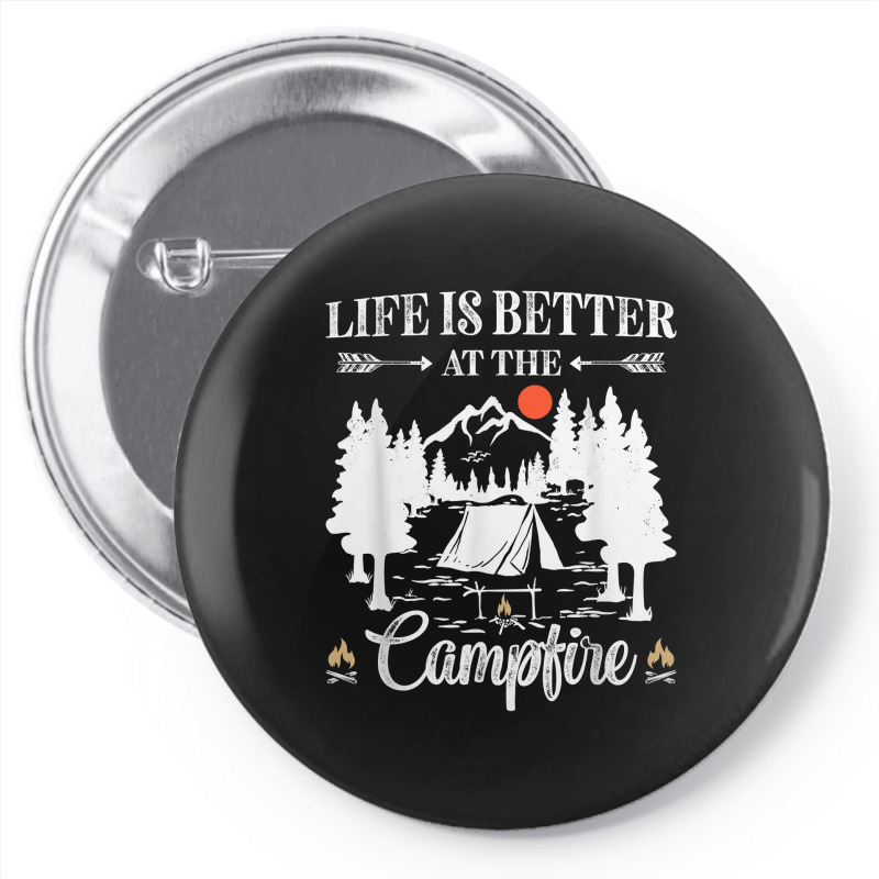 Funny Camping Saying For Men Women Kids Camper Camp Campfire T Shirt Pin-back Button | Artistshot