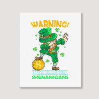 St Patricks Day Irish Dabbing Leprechaun St Patrick S Day Portrait Canvas Print | Artistshot