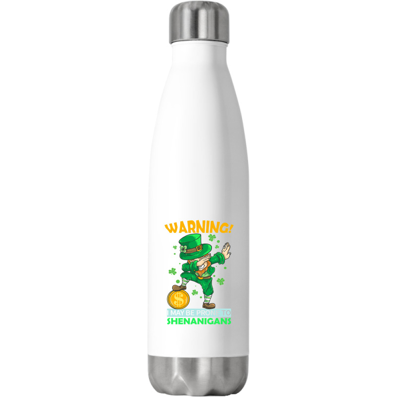 St Patricks Day Irish Dabbing Leprechaun St Patrick S Day Stainless Steel Water Bottle | Artistshot