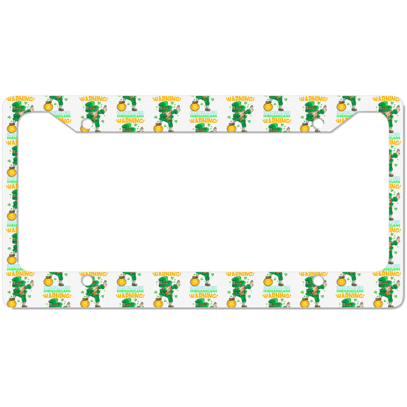 St Patricks Day Irish Dabbing Leprechaun St Patrick S Day License Plate Frame | Artistshot