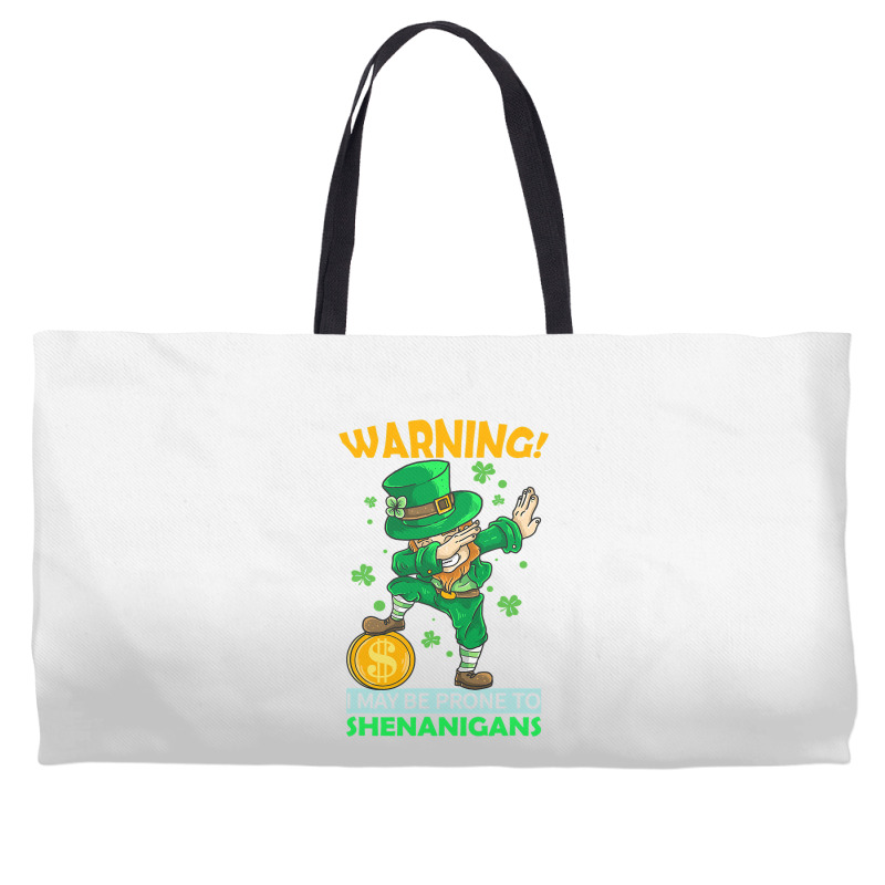 St Patricks Day Irish Dabbing Leprechaun St Patrick S Day Weekender Totes | Artistshot