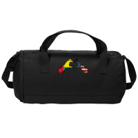 Guinea Bissau American Usa Flag   Usa Bissau Guinean Heart T Shirt Duffel Bag | Artistshot