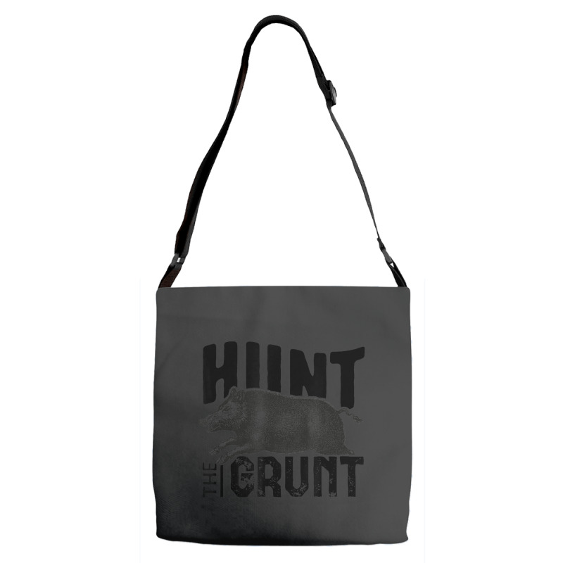 Hot Trend Hunt The Grunt Hog Hunting Adjustable Strap Totes | Artistshot