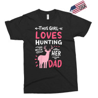 Hot Trend Hunting Girl With Her Dad Father's Day Exclusive T-shirt | Artistshot