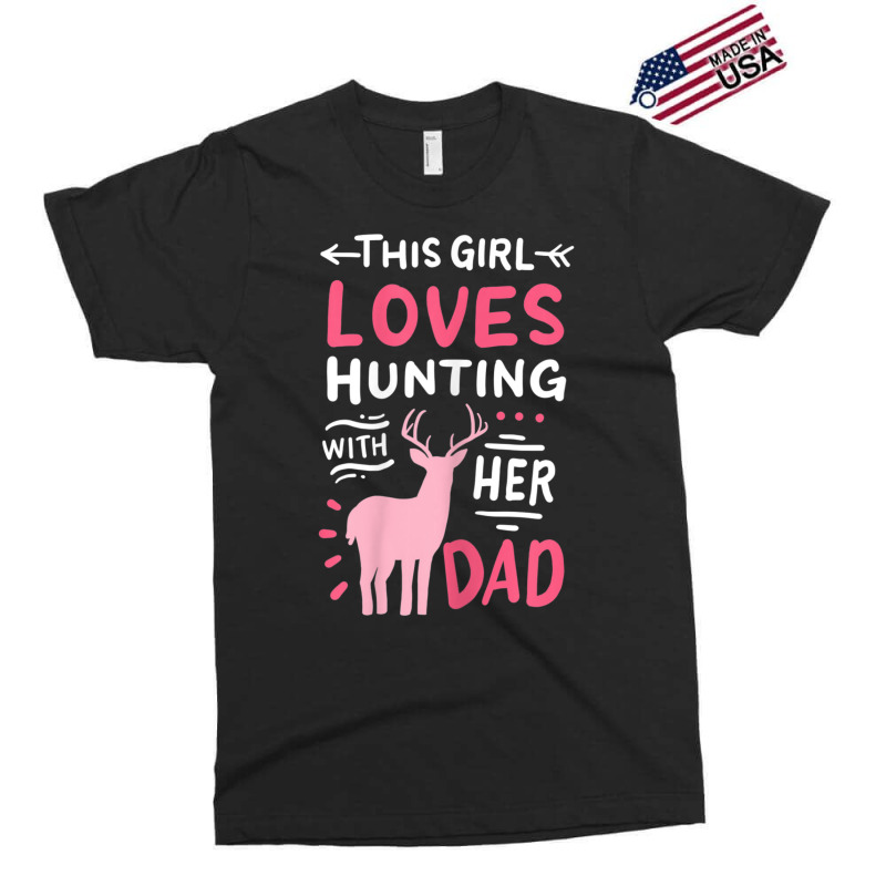 Hot Trend Hunting Girl With Her Dad Father's Day Exclusive T-shirt by Estrada Link | Artistshot