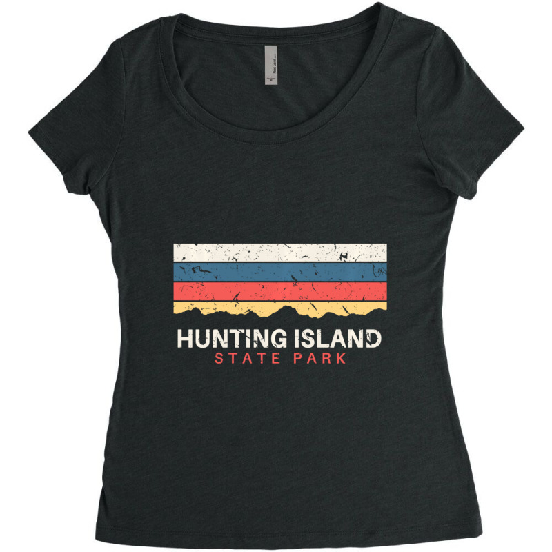 Hot Trend Hunting Island State Park South Carolina Sc Women's Triblend Scoop T-shirt by Estrada Link | Artistshot