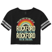 Girl Out Of Rockford Illinois Hometown Home Rockford T Shirt Scorecard Crop Tee | Artistshot