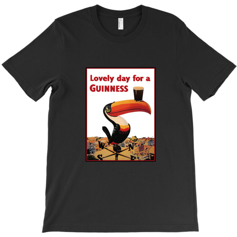 Lovely Day For A Guinness Poster .png T-shirt | Artistshot