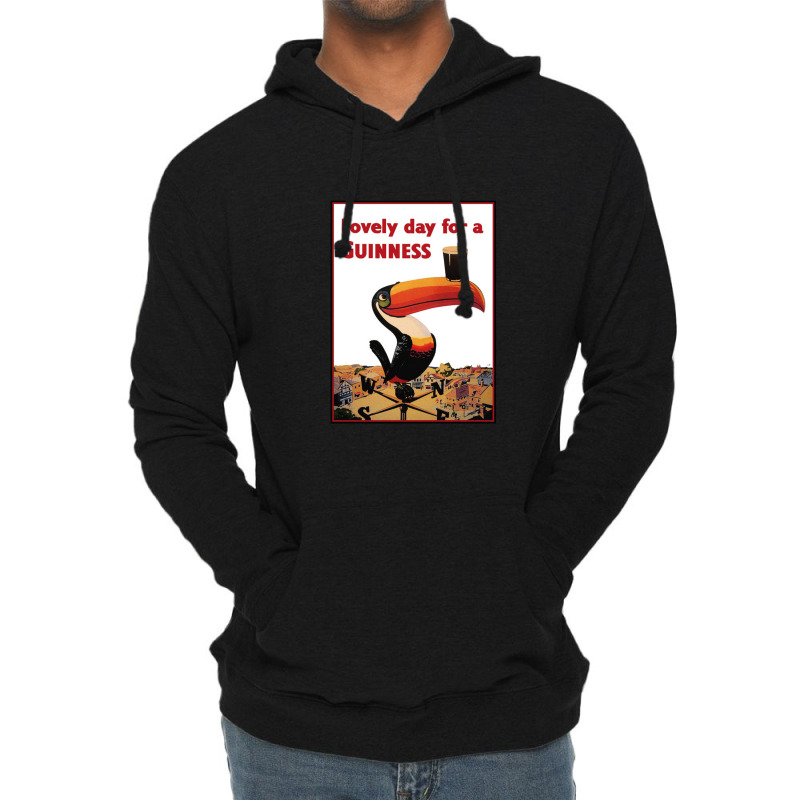 Lovely Day For A Guinness Poster .png Lightweight Hoodie | Artistshot