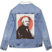 Michael Faraday Painting Unisex Sherpa-lined Denim Jacket | Artistshot