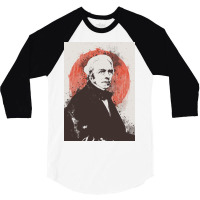 Michael Faraday Painting 3/4 Sleeve Shirt | Artistshot