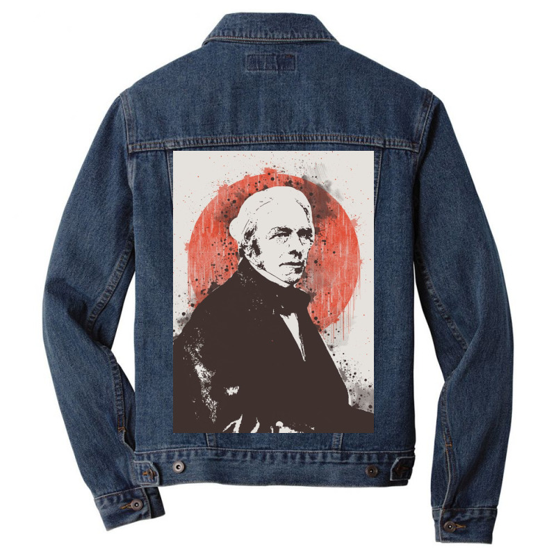 Michael Faraday Painting Men Denim Jacket | Artistshot