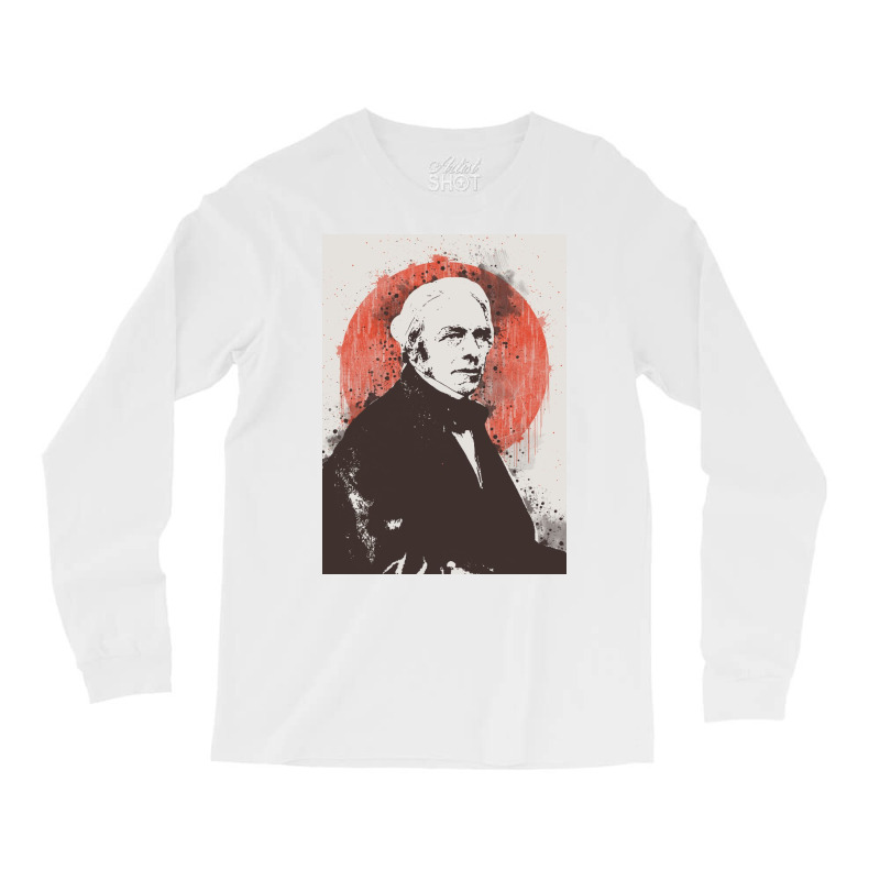 Michael Faraday Painting Long Sleeve Shirts | Artistshot