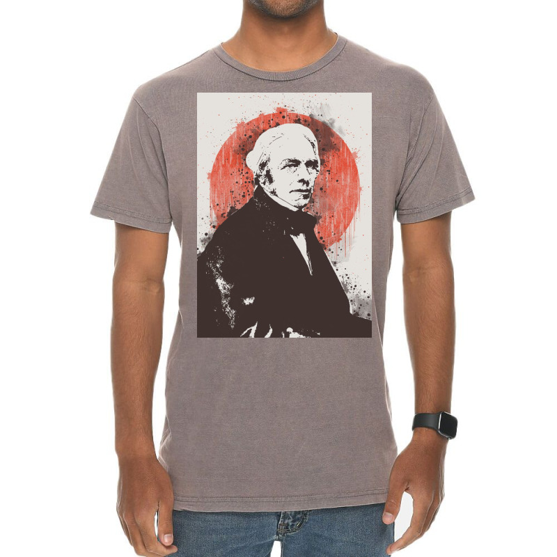 Michael Faraday Painting Vintage T-shirt | Artistshot