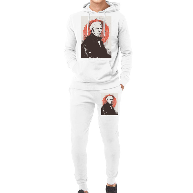 Michael Faraday Painting Hoodie & Jogger Set | Artistshot