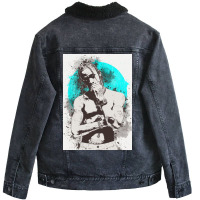 Travis Scott Painting Art Unisex Sherpa-lined Denim Jacket | Artistshot