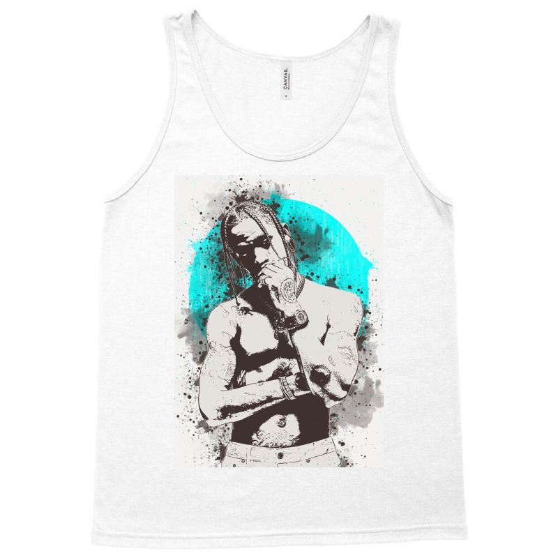 Travis Scott Painting Art Tank Top | Artistshot