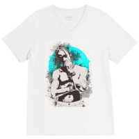 Travis Scott Painting Art V-neck Tee | Artistshot