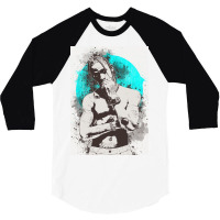 Travis Scott Painting Art 3/4 Sleeve Shirt | Artistshot