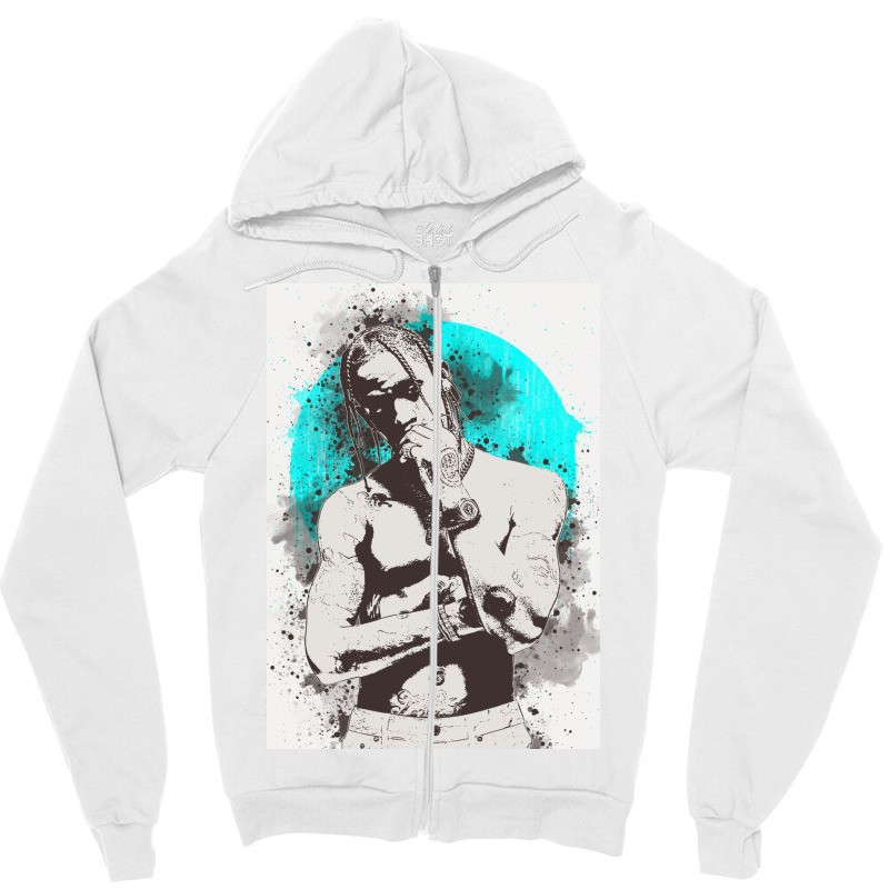 Travis Scott Painting Art Zipper Hoodie | Artistshot