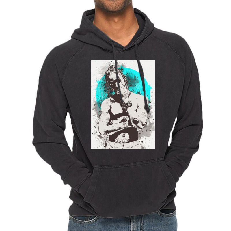 Travis Scott Painting Art Vintage Hoodie | Artistshot