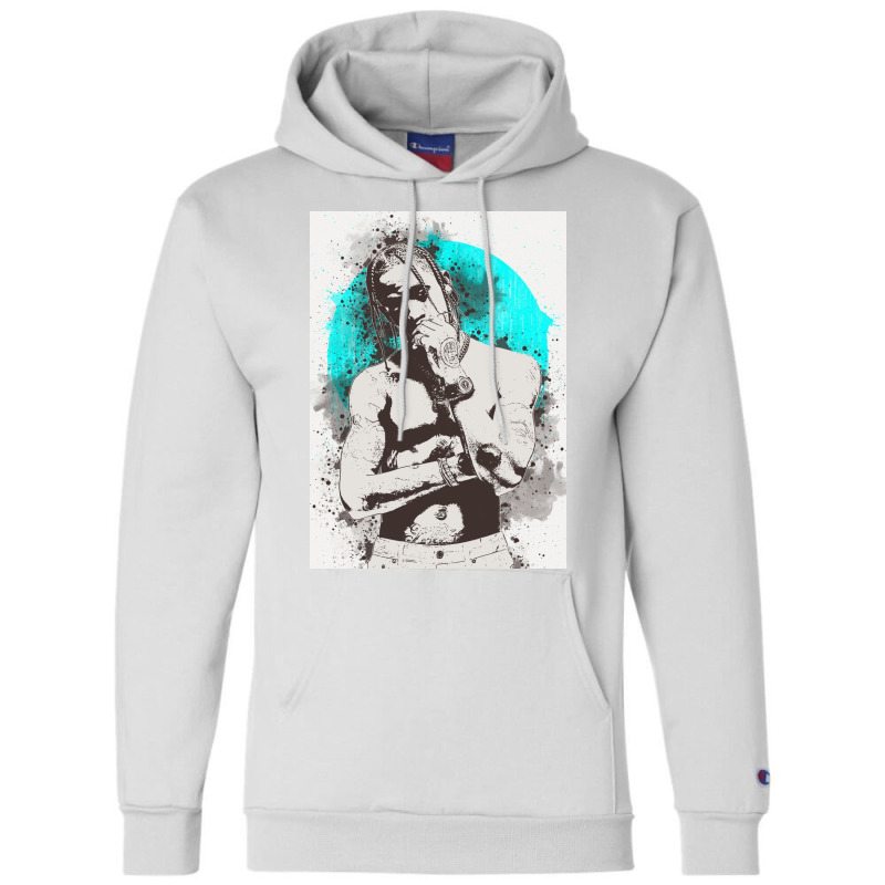 Travis Scott Painting Art Champion Hoodie | Artistshot