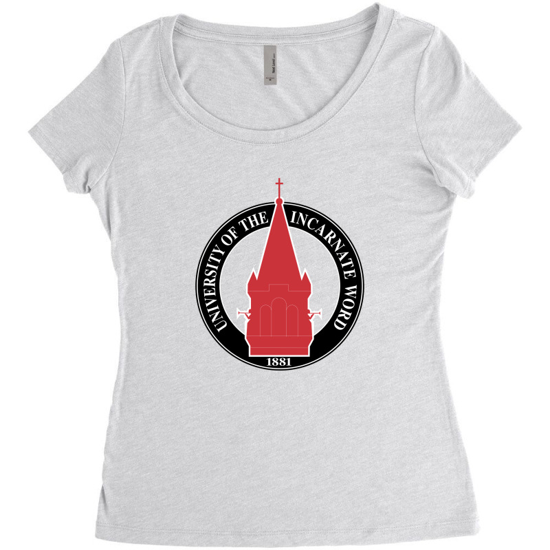 University Of Incarnate Word Seal Women's Triblend Scoop T-shirt by Rejesim | Artistshot