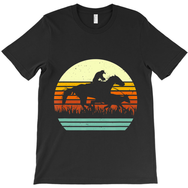 Trending Horse And Cowboy Calf Roping Retro Sun Style T-Shirt by Sperry Duval | Artistshot