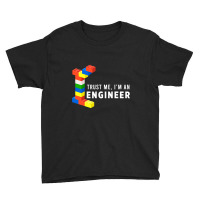 Funny Building Blocks Master Builder Engineer Construction Youth Tee | Artistshot