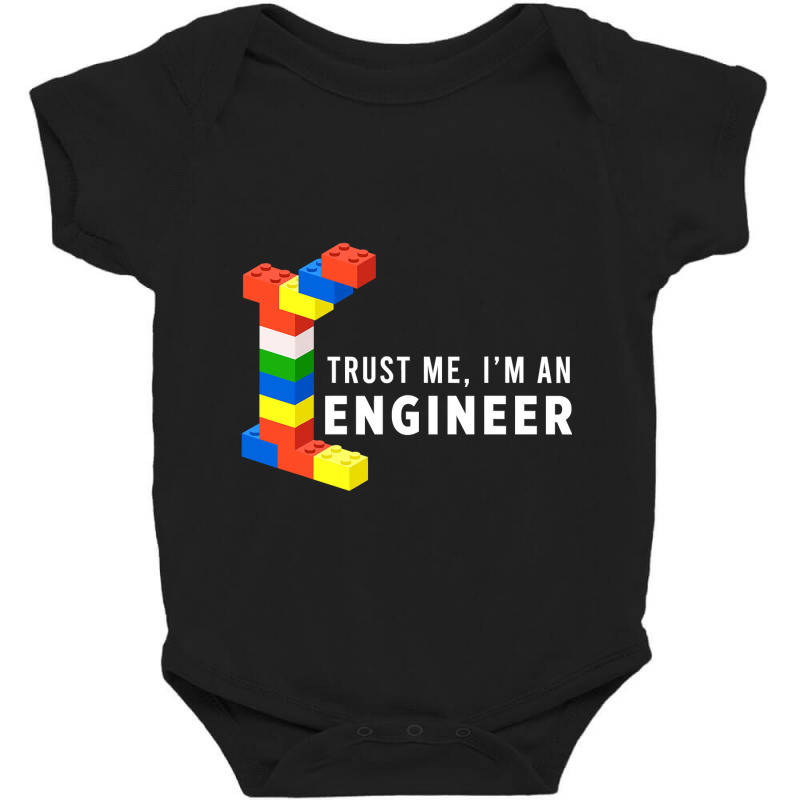 Funny Building Blocks Master Builder Engineer Construction Baby Bodysuit | Artistshot