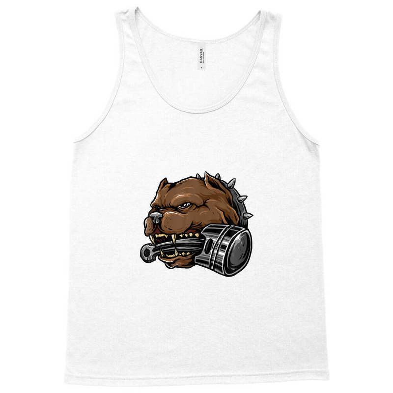 Ferocious Pit Bull Dog Tank Top | Artistshot