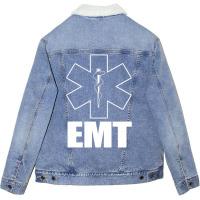 Emt Uniform Emergency Medical Technician Unisex Sherpa-lined Denim Jacket | Artistshot