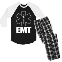 Emt Uniform Emergency Medical Technician Men's 3/4 Sleeve Pajama Set | Artistshot