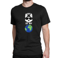 My Siberian Husky Is My World Siberian Husky Classic T-shirt | Artistshot