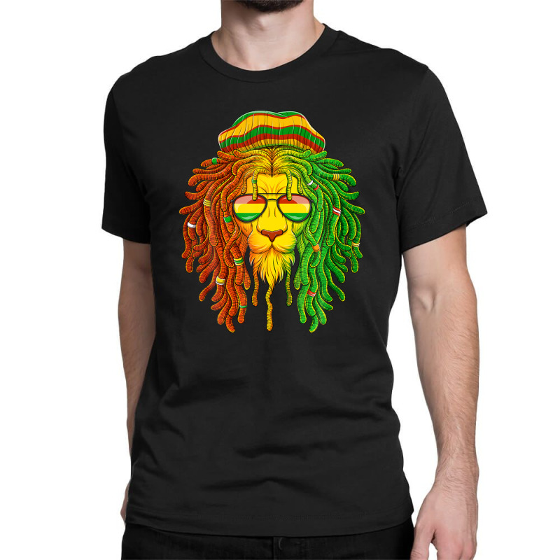 Reggae Music Lovers - Jamaican Lion Mens Womens Boys Kids Classic T-shirt | Artistshot