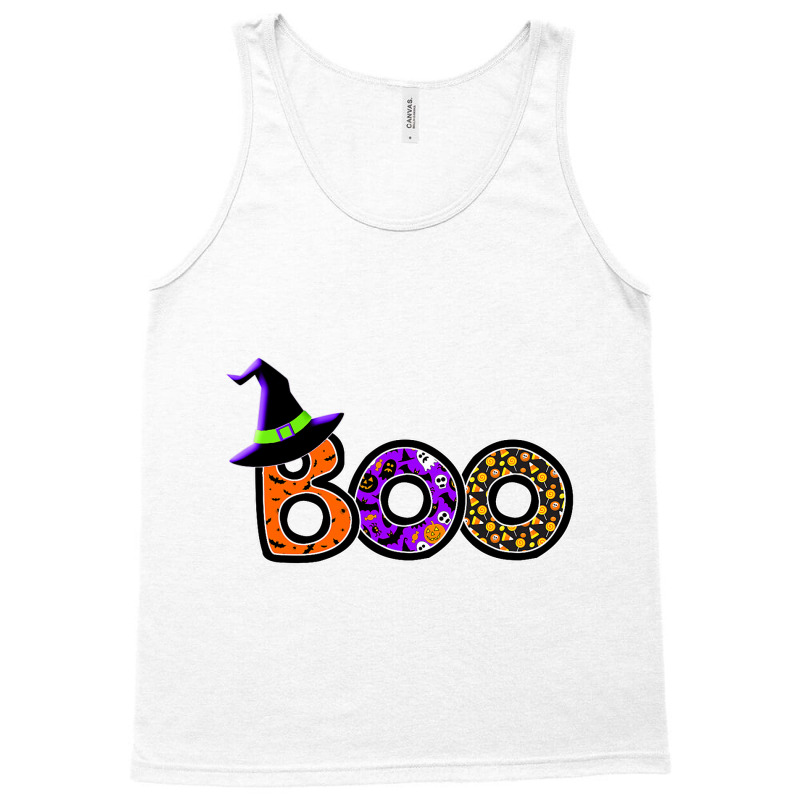 Halloween Trick Treat Boo Tank Top by DonnaSchennum1234 | Artistshot