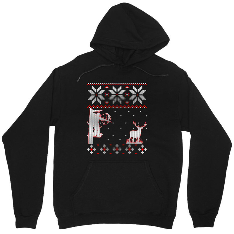 Trending Archery Cute Bow Hunter Deer Hunting Ugly Christmas Unisex Hoodie | Artistshot