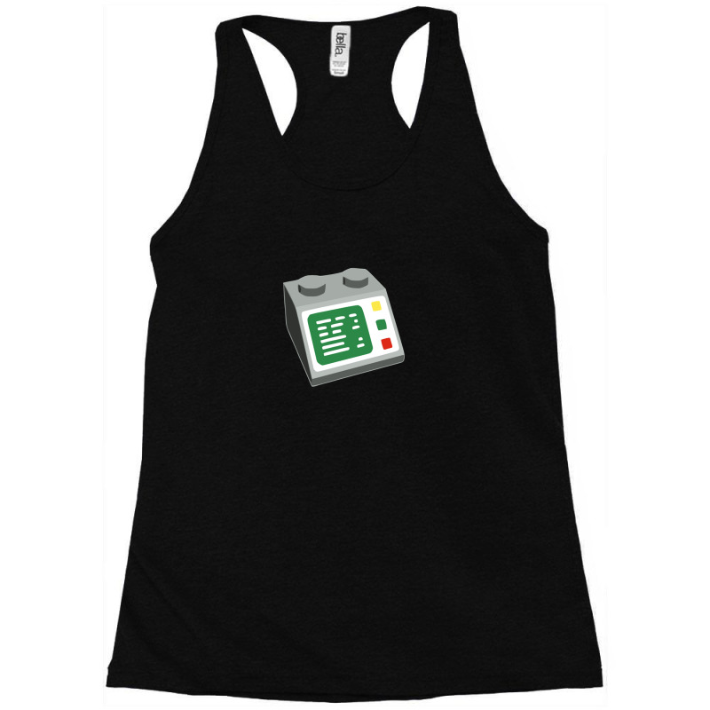 Toy Brick Computer Console 1 Racerback Tank by RichardAdams | Artistshot