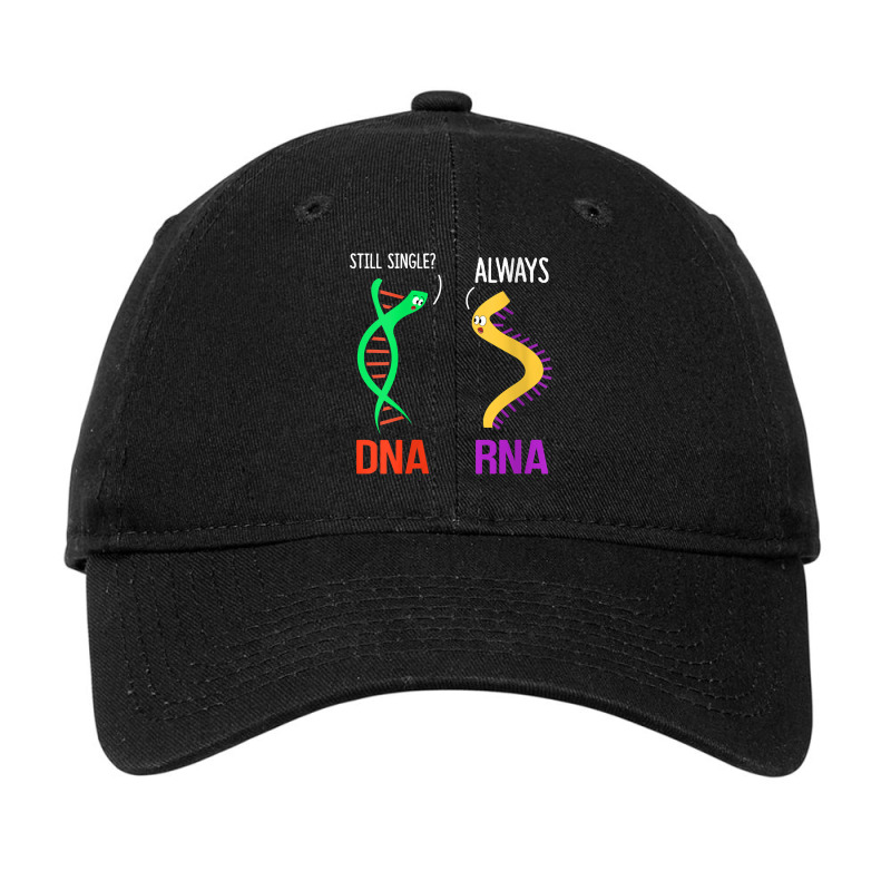 Womens Still Single Always Funny Dna & Rna Design Science V Neck T Shi Adjustable Cap by kogmor58594 | Artistshot