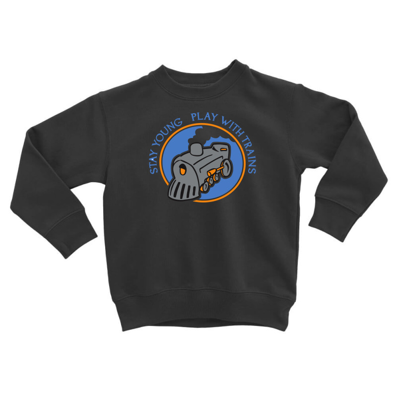 Play With Train Toddler Sweatshirt by Farrel T-shirt | Artistshot