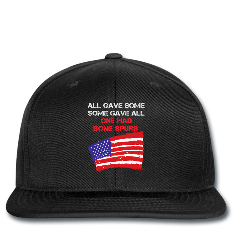 All Gave Some Some Gave All One Had Bone Spurs Printed Hat | Artistshot