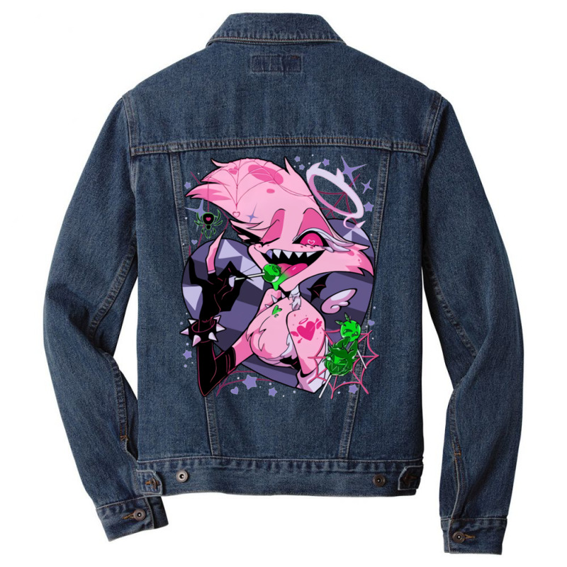 Angel Dusts Tricks And Treats Men Denim Jacket by rinseklaceku | Artistshot